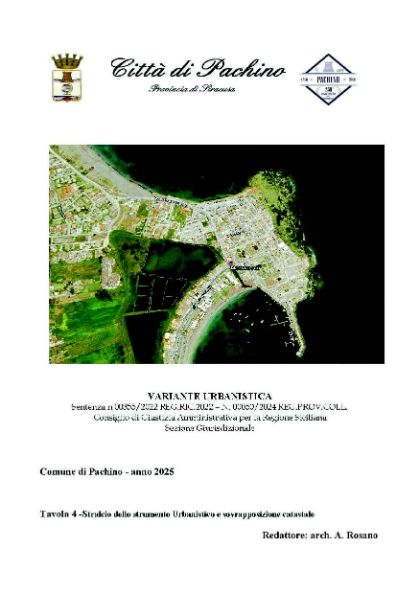 Assegnazione destinazione urbanistica dell’area individuata al N.C.T. al foglio 1 part. 122